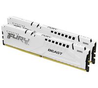 Kingston Technology FURY Beast 32GB 6000MT/s DDR5 CL36 DIMM (Kit de 2) Blanco EXPO