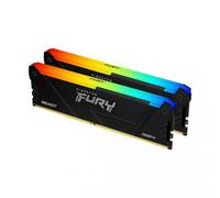 Kingston Fury Beast RGB 64GB 3200MT/s DDR4 CL16 DIMM (Kit de 2) PC Memoria para Ordenadores de sobremesa KF432C16BB2AK2/64