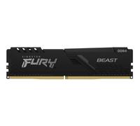 Kingston Technology FURY Beast 16GB 3200MT/s DDR4 CL16 DIMM 1Gx8 Black