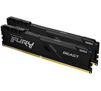 Kingston Technology FURY Beast 64GB 3600MT/s DDR4 CL18 DIMM (Kit de 2) Black