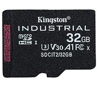 Kingston Industrial microSD - 32GB microSDHC Industrial C10 A1 pSLC Tarjeta en un único paquete sin adaptador - SDCIT2/32GBSP