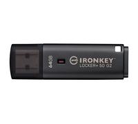 Kingston technology ironkey 64gb locker plus 50 g2, fips 197, aes-256