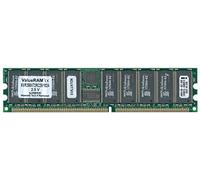 Kingston Technology ValueRAM 1GB 266MHz DDR ECC Registered CL2.5 DIMM, x4 módulo de - Memoria (x4, 1 GB, 1 x 1 GB, DDR, 266 MHz, 184-pin DIMM)