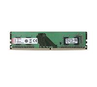 Kingston Technology ValueRAM KVR24N17S6/4 4GB DDR4 2400MHz módulo de - Memoria (4 GB, 1 x 4 GB, DDR4, 2400 MHz, 288-pin DIMM, Negro, Verde)