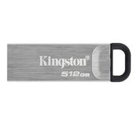 Kingston USB 3.2 Pendrive de Alta Velocidad - 8GB / 16GB / 32GB / 64GB / 128GB / 256GB / 512GB - Diseño Premium en Color Plata