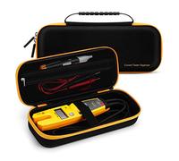 KingSung Funda compatible con Fluke T5600/T5-1000/T5-600/T6-1000/T6-600/T+PRO, con cremallera doble lisa y correa de asa de goma ancha, negro