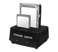 Kingwin 2 Bay USB 3.0 EZ Dock para 2,5 Pulgadas y 3,5 Pulgadas con Clone