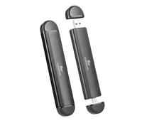 Kingwin Carcasa M.2 SSD tipo A y tipo C, conector USB-C dual USB-C 3.2 Gen 2 Super Speed KWI-EM203
