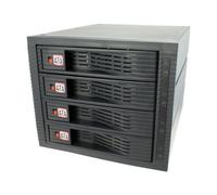 Kingwin SATA Estante móvil de Aluminio sin Panel Posterior Negro