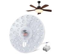 KINGYEENUO Módulo de fuente de luz LED de 18 W con soporte magnético, módulo redondo LED de 15,5 cm de diámetro, luz diurna 6000 K para lámparas de techo, lámparas de pared, reemplazo de lámparas