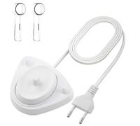 KingYH Cargador Cepillo de Eléctrico con Base Soporte Porta Cepillo de Dientes Eléctrico 2 Cubre Cepillo eléctrico (Oral B)