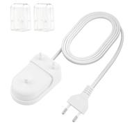 KingYH Cargador de cepillo de dientes eléctrico para Philips Sonicare HX6100 con 2 tapa de protección de cepillo de dientes Estación de carga Philips Sonicare HX6000 HX3000 HX8000 HX9000 HX6150 HX6750