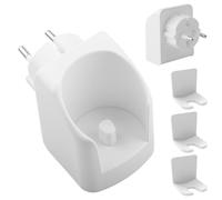 KingYH Cargador de Pared para Cepillos de Dientes Eléctricos y 3 Porta Cepillo de Dientes Eléctrico Pared Inalámbrico para Enchufes de la EU para Oral-B Pro Vitality Genius X iO3 iO4 iO5 iO6