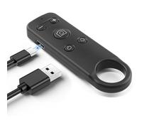 KingYH Control Remoto Bluetooth Inalámbrico para iPhone Captura de Fotos y vídeos Zoom Cambio de Objetivo Disparador Remoto Recargable por USB Alcance de 15 m Compatible con iOS y Android