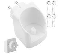 KingYH O-ral B Cargador de Pared y 4 Cubre Cepillo Eléctrico | Cargador de pared para cepillos de dientes eléctricos Oral-B iO3 iO4 iO5 iO6 Pro/DB Series Vitality Genius X 3500 3000 Modelo