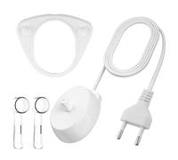 KingYH Oral B Cargador Cepillo de Eléctrico con Base 2 Cubre Cepillo Eléctrico Compatible con Braun Oral B 3757 Genius X iO2 iO3 iO4 iO5 iO6 Pro 1/2/3 Smart 4 4500/5 5000N/6 6000N Pro 600 700 1000