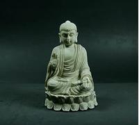 Kingzhuo Estatua de Buda, decoración zen de Buda de serenidad, adornos de Buda, estatuas de Buda para decoración del hogar, meditación de Buda para jardín zen