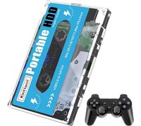 Kinhank - Disco Duro Externo portátil 500 GB HDD Integrado con +111.000 Juegos, Sistema Batocera 33 con más de 80 emuladores clásicos y AAA, soporta Windows y MacOS - SVP Game (500 GB + Mando BT)