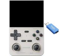 Kinhank - K36 Consola Retro portátil 64 GB con +9.000 Juegos +30 Emuladores PS1, PSP, N64, NDS, SuperN, GameB, GBA - Linux IPS 3.5" Consola de Videojuegos portátil (Blanco)