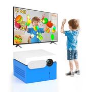 KINHANK Motion X - Consola de Juegos con Sensor de Movimiento, Sistema de Videojuegos Interactivo para Padres e Hijos, Plug & Play, sin Necesidad de Mando, Regalo Ideal para niños (3-15 años)
