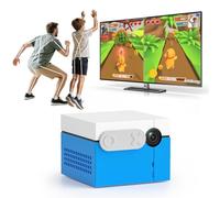 KINHANK MotionX Consola de Juegos por Movimiento para Niños, Sistema de Videojuego Plug&Play TV, Juguete Regalos de 3-16 Años, multijuegos Infantils para Hermanos sin Suscripción & Mando