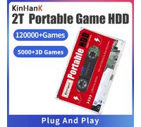 KINHANK Super Consola X Gaming HDD Batocera 35 100000 Juegos retro para PS3/PS2/WII/WIIU/SS/DC/MAME Consola de juegos retro para PC 2T