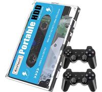 Kinhank|SVP Game - Disco Duro Externo portátil 500 GB HDD Integrado con +111.000 Juegos, Sistema Batocera 33 con más de 80 emuladores clásicos y AAA, soporta Windows y MacOS (500 GB + 2 Mandos BT)