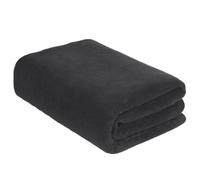 KinHwa Toalla de baño 200 x 100 cm, Toalla de baño Grande de Microfibra Negra, súper Suave y Absorbente Toalla de baño Grande, Lote de 1