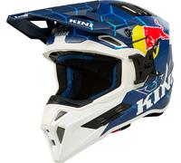 Kini Red Bull EXC 1.0 Casco de motocross, blanco-turquesa-azul, tamaño M para Hombres