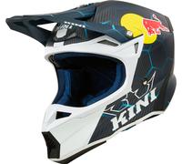 Kini MXC2 Red Bull 2.0, casco de motocross S male Mate Negro/Blanco/Azul