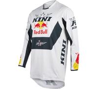 Kini Red Bull 2.0 Maillot de motocross, blanco/negro/rojo, Talla XL