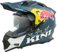Kini ADV Red Bull 1.0, casco de aventura L male Mate Azul Oscuro/Blanco/Azul