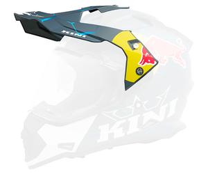 Kini Red Bull ADV 1.0 Visera de casco azul blanco unisex, onesize