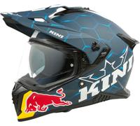 Kini Red Bull ADV X 2.0 Casco de Enduro, blanco-turquesa-azul, tamaño XS para Hombres