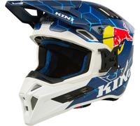 Kini Red Bull EXC 1.0 Casco de motocross, azul/blanco, Talla M
