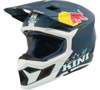 Kini Red Bull MX3 1.0 Casco de motocross, azul/blanco, Talla XL