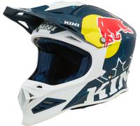 Kini Red Bull MXC1 1.0 Casco de motocross, blanco-turquesa-azul, tamaño M para Hombres