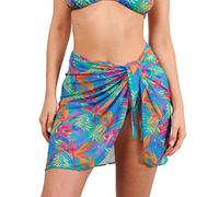 Kiniki Bañador Mujer con Transparencia al Bronceado Tan Through con Pareo - Paradise Green