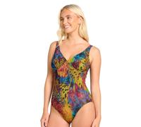 Kiniki Bañador Mujer con Transparencia al Bronceado Tan Through con Soporte de Top - Amalfi Green