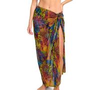 Kiniki Pareo de Playa Mujeres con Transparencia al Bronceado Tan Through - Amalfi Green