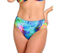 Kiniki Tanga de Bikini Mujer con Transparencia al Bronceado Tan Through y Braga de Bikini con Cintura Alta - Storm