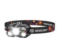 Kinizuxi Linterna Frontal LED Recargable con Diadema Ajustable, Super Brillante con 5 Modos, Impermeable para Camping, Correr, Bicicleta, Cenderismo