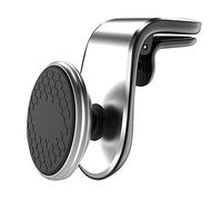 Kinizuxi Soporte Móvil Coche Magnetico,Potentes Iman Suporte Carro para Coche Aire Ventilación Clip Sujeta Móvil Coche en Accesorios Coche Universal para Teléfono Inteligente iPhone Samsung-Plata