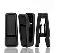 KINJOEK 140 paquetes de clips de plástico para colgar ropa colgador, pinzas fuertes de agarre de pinza, multiuso para pantalones de línea delgada, color negro