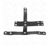 KINK Anillo Jaula Cuero Con Divisor Ajustable - Diseño Elegante Para Placer Controlado