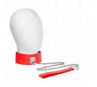 KINK Collar Con Correa Ajustable Rojo - Diseño Elegante Para Placer Confiado Y Libertad Sensorial