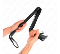 KINK - LÁTIGO CON MANGO TEXTURIZADO NEGRO 48.5 CM