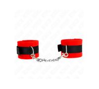 KINK - MUÃEQUERAS PARA PRINCIPIANTES NEGRO-ROJO 30 X 7 CM