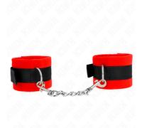 KINK Muñequeras Para Principiantes Negro-Rojo - Diseño Elegante Para Una Exploración Segura