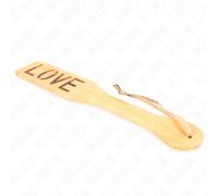 KINK Pala De Bambú Palabra Love - Diseño Elegante Para Exploración De Placer